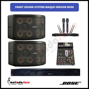 Paket Sound System Masjid Indoor Speaker Bose Profesional - Luas 150m2
